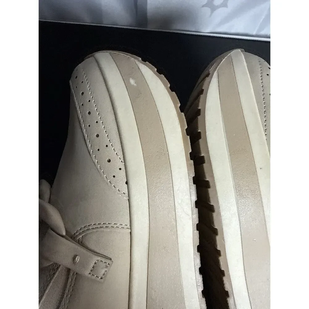 DV Dolce Vita Platform Loafers Beige Chain Slip On Shoes Women’s Size 9